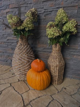 Kousek přírody domů! 🌿🍂 Tyto nádherné přírodní vázy jsou perfektní volbou pro podzimní tvoření i dekorace. Skvěle ladí s...